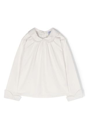 Ivory white organic cotton blouse DONSJE KIDS | 407120000006